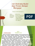 Pengaruh Ekstrakurikuler Terhadap Proses Belajar Mengajar