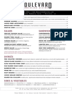 Boulevard Menu