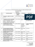 Calendar Activitati Educative 2015-2016