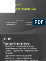 Departemen Produksi dan Pendukung