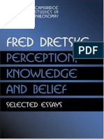 Dretske F Perception Knowledge & Belief