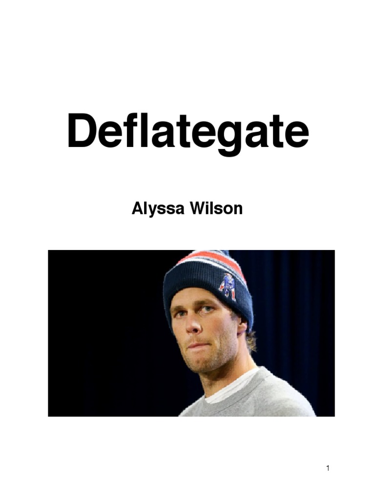 Deflategate: Impact on NFL and Brady | PDF | Deflategate | Tom Brady