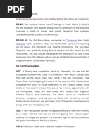Download Cameroon Timeline by Donnette Davis SN293216 doc pdf
