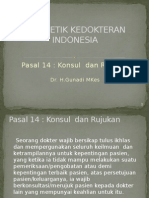 Kuliah 1 Kode Etik Kedokteran Indonesia TH 2012