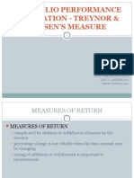 Portfolio Performance Evaluation - Treynor & Jensen'S Measure