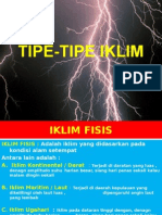 Tipe Tipe Iklim