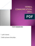 Lec 3 Oral Communication
