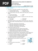 Download Soal Uh Ipa Kelas 8 Bab Sistem Gerak Pada Manusia Semester 1 by Andi Luo SN293220290 doc pdf