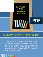 Tan Application Filling