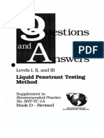 PT ASNT Levels I II III Questions Answers 1