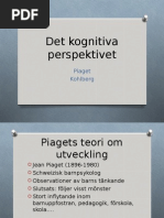 Det Kognitiva Perspektivet Piaget