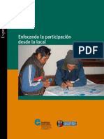 11.-Enfocando la participación desde lo local