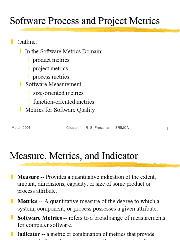 Software Process and Project Metrics | Software Quality | Usability