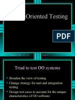Object Oriented Testing