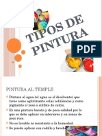 Tipos de Pintura (Tecnología de Materiales)