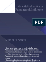 Gravitatia Lunii Si A Pamantului