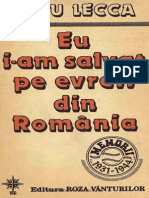 Lecca Radu - Eu I-Am Salvat Pe Evreii Din Romania PDF