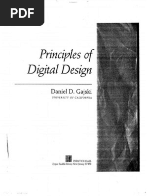 Pdf Digital D E S I G N Digital Design Principles Practices