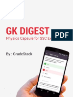 General Awareness Digest On Physics For SSC Exams