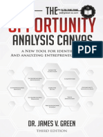 The Opportunity Analysis Canvas