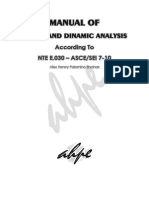 Manual of Static and Dinamic Analysis 2014