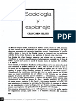 Sociología y Espionaje. Gregorio Selser PDF