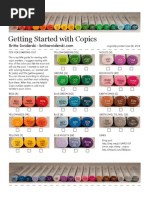 Copic Sketch & RGB Color Chart | PDF