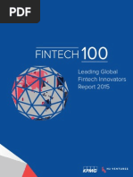 Fintech Innovators "Fintech 100" List 2015 