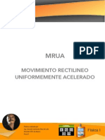 Movimiento Rectilíneo Uniformemente Acelerado