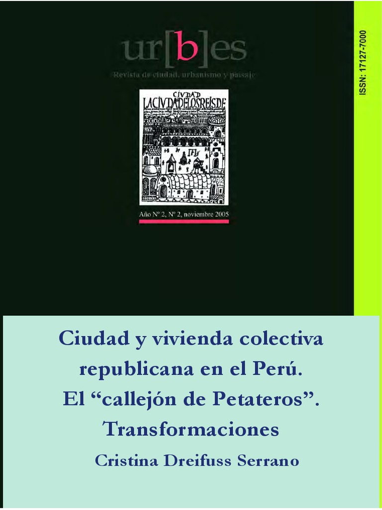 Ciudad y Vivienda Colectiva en La Epoca Republicana | PDF | Lima | Libros