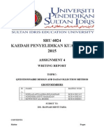 Questionnaire Design and Data Collection Method