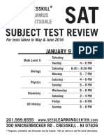 2015.12.14 Combo Subject Test & NEW SAT Flyers