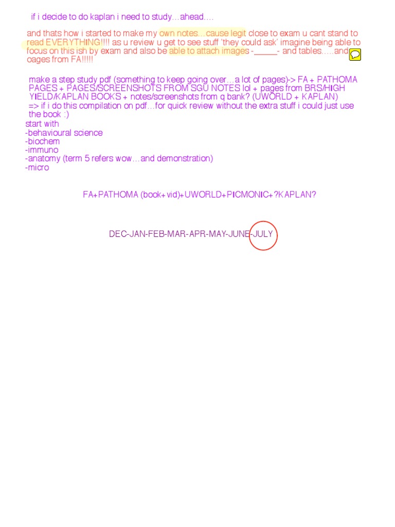 Step-Initial Prep Notes... | PDF