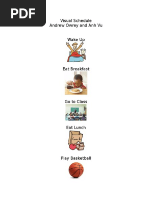 visual schedule