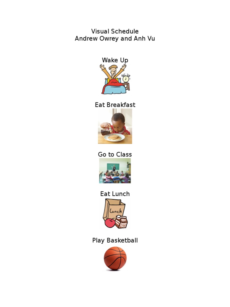 Visual Schedule | PDF
