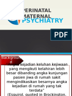 Perinatal and Maternal Psychiatry