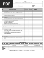Electrical DB Inspection Checklist | PDF