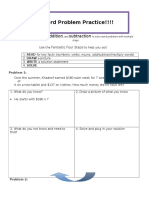 Word Problem Practice!!!!: Multiplication Addition Subtraction