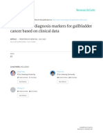 Exploring the Diagnosis Markers for Gallbladder Cancer Based on Clinical Data
