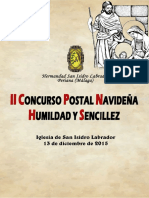 II Concurso Postal Navideña "Humildad y Sencillez"