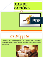 Técnicas de Observación