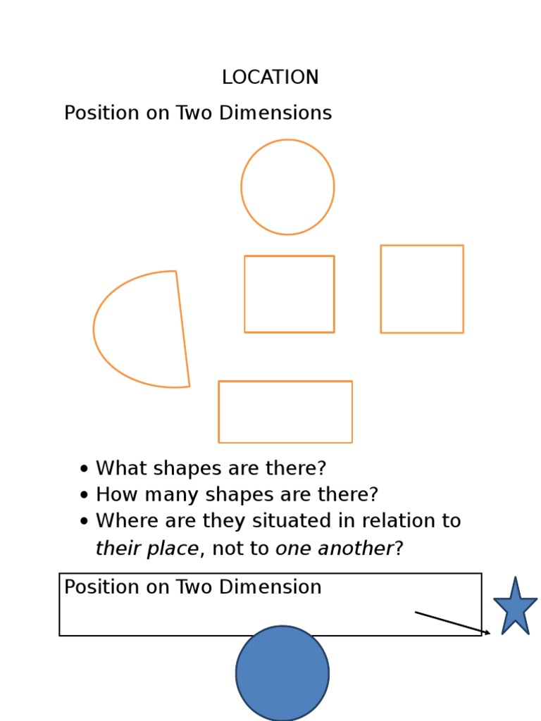 Understanding Shapes in 2D and 3D Positions | PDF