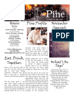 Newsletter For The Pine Revised For Final