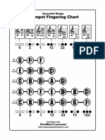    trumpet essential fingering chart