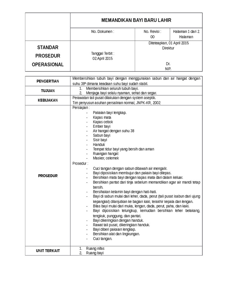 Inilah Sebab Memandikan Bayi Baru Lahir Pdf - Mengenai Bayi Terbaru