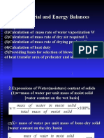 Material and Energy Balances