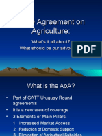 WTO Agreement on Agriculture