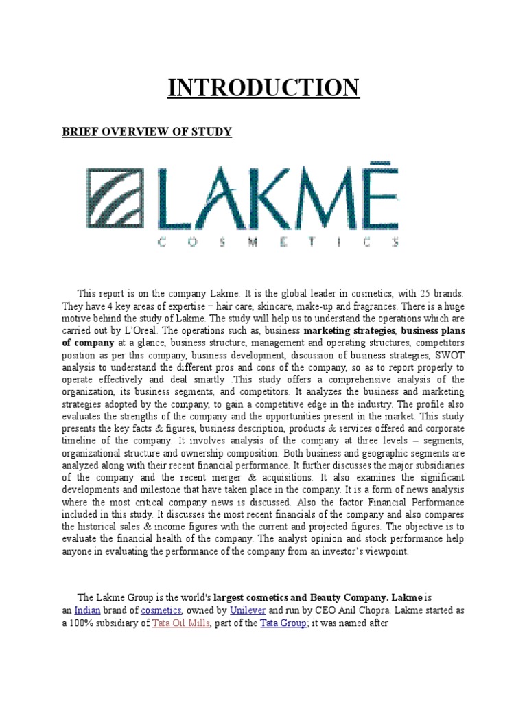 lakme company marketing strategy