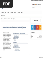 Download Samba Server Installation on Debian 8 Jessie by Marcos Alexander SN293312750 doc pdf