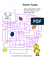 Easter Path Puzzle